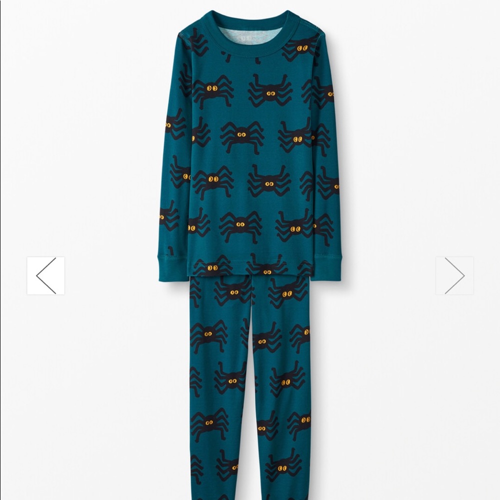 Hanna Andersson Halloween Spider Long John Pajamas